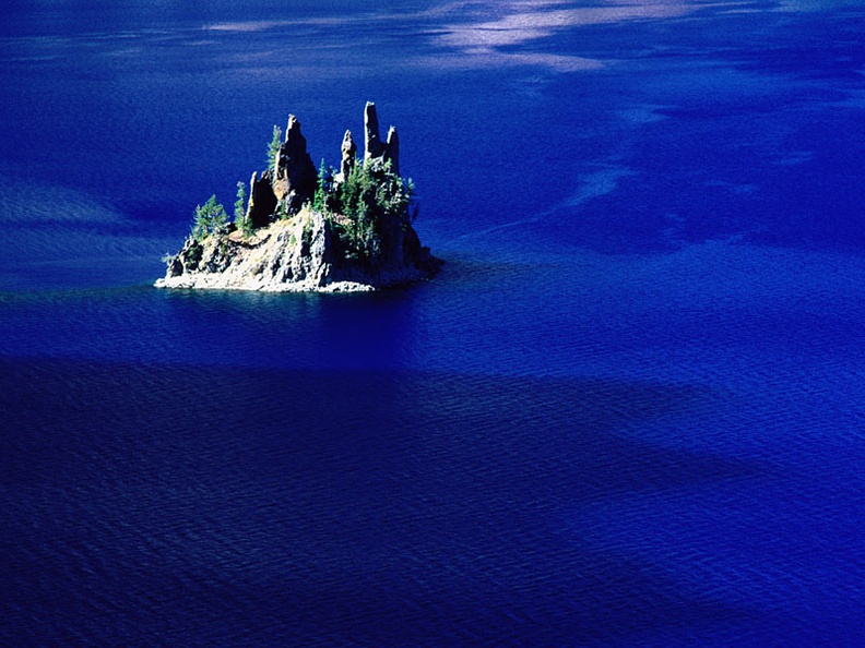 The Phantom Ship, Crater Lake, Oregon